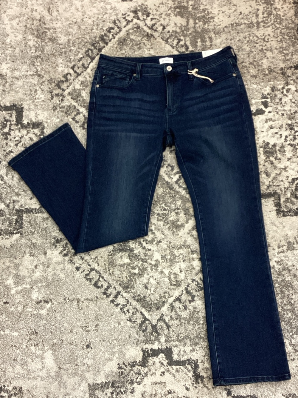 KanCan Dark Blue Straight Leg Jeans KC7455D